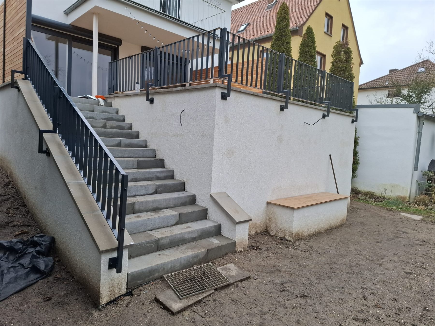 Terrassengel&auml;nder in Hanau